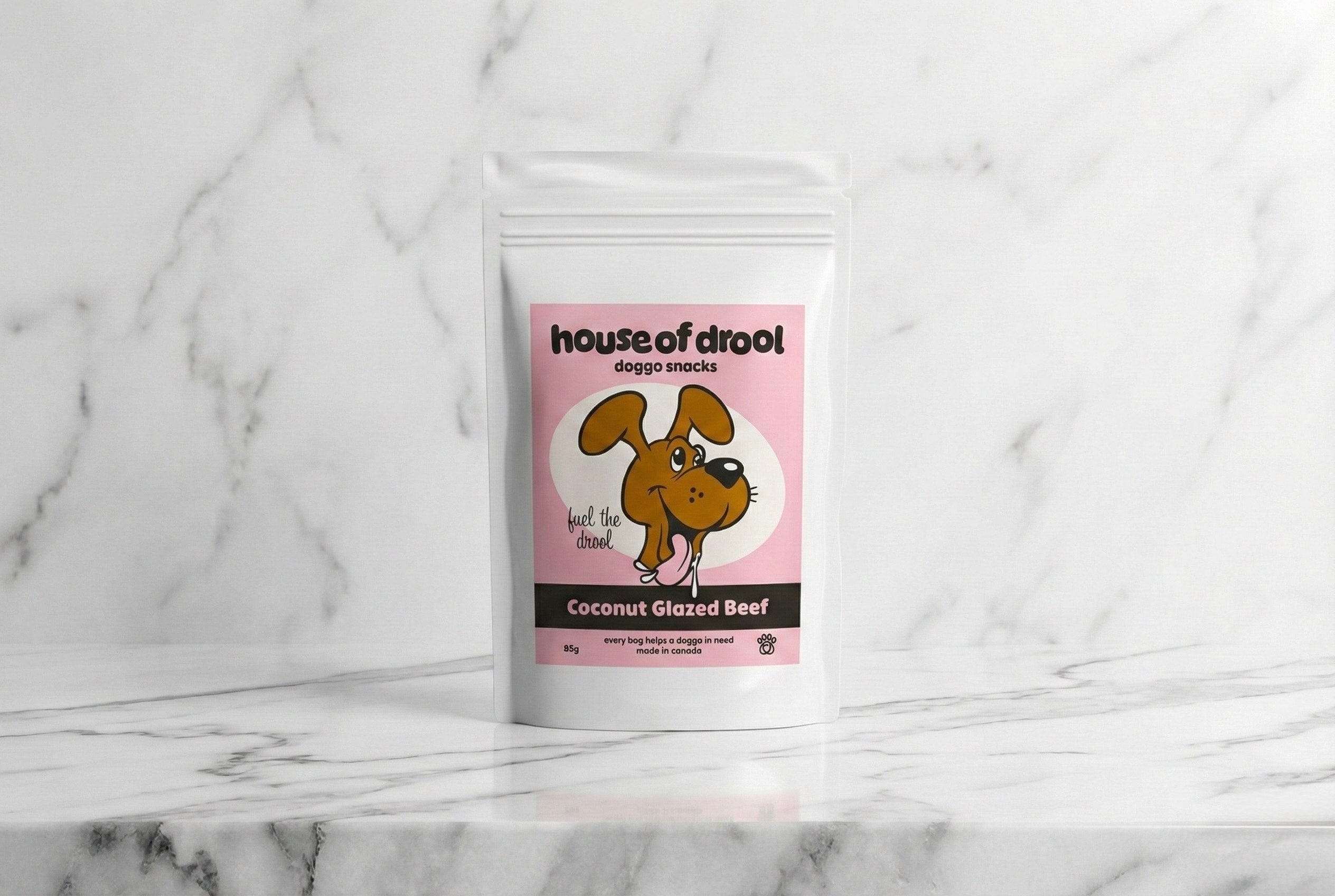 Coconut Glazed Beef Doggo Snacks